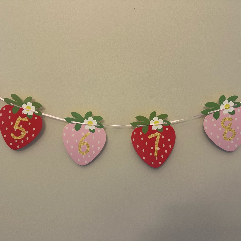 Berry First Birthday Decor - Picture 6 of 8